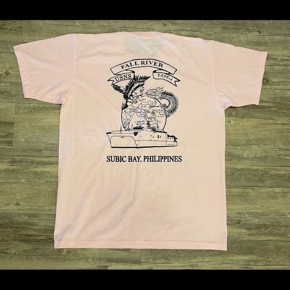 USNS Fall River T-EPF 4 Subic Bay, Philippines T-shirt - XL